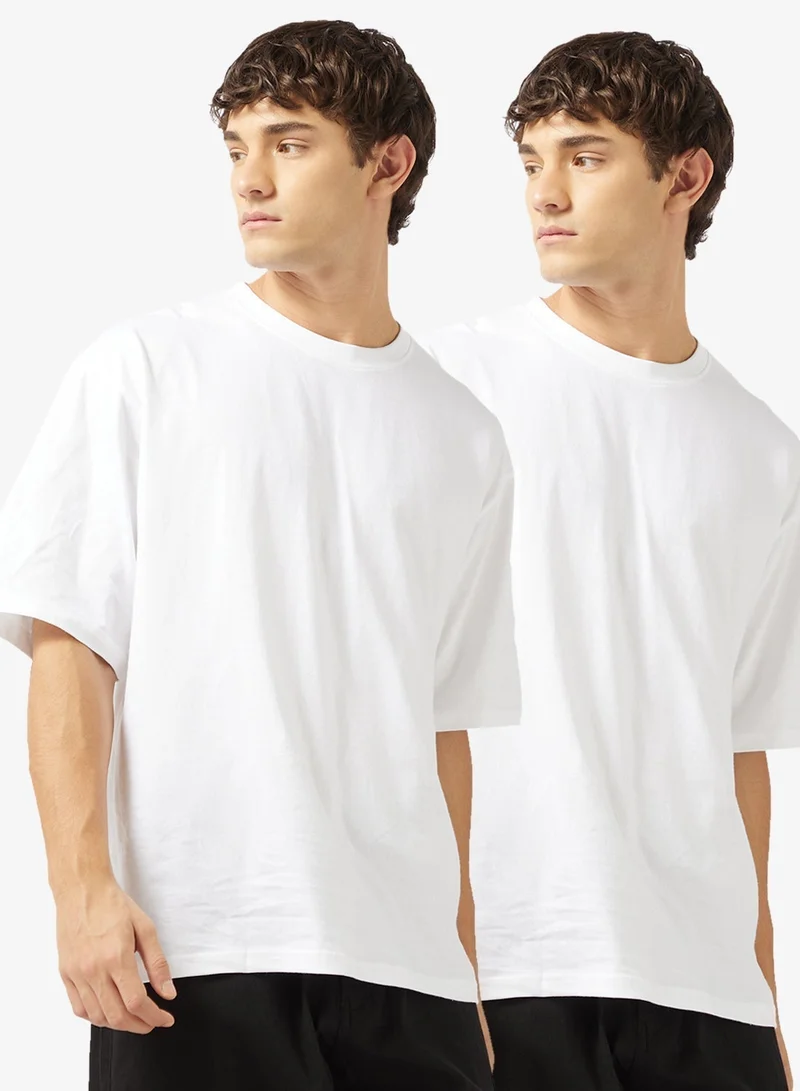Seventy Five Basics Pack of 2 Oversized T-Shirt