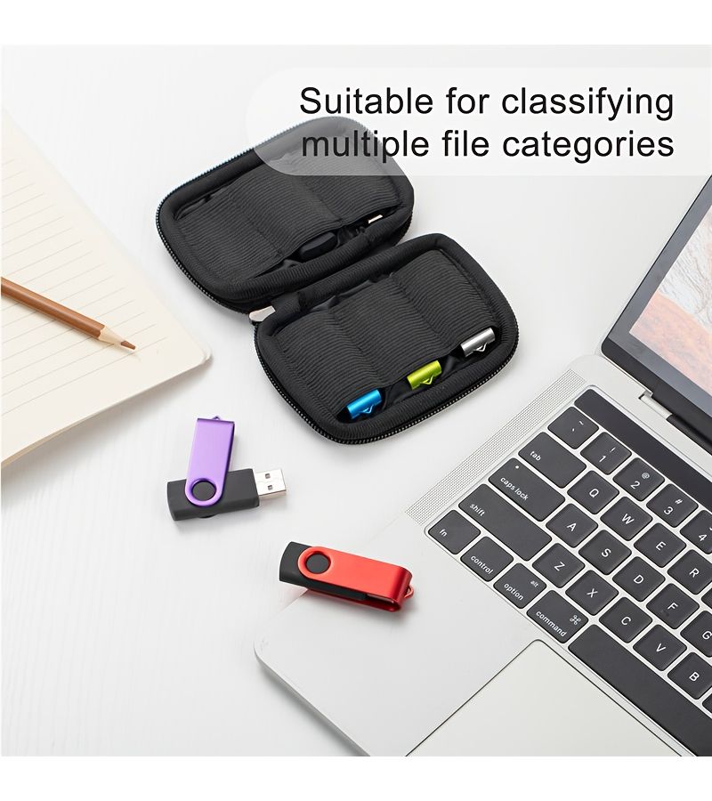 5 Pack USB 2.0 Flash Drives 4GB with Bag and 2 Adapters - Image 5