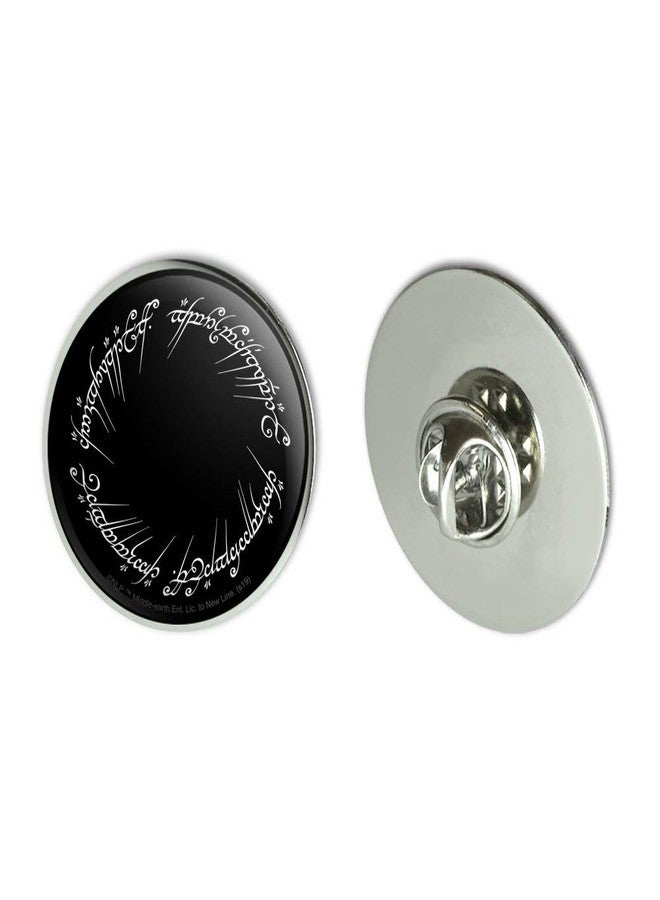 GRAPHICS & MORE THE LORD OF THE RINGS Mordor Script Metal 1.1" Tie Tack Hat Lapel Pin Pinback - Image 1
