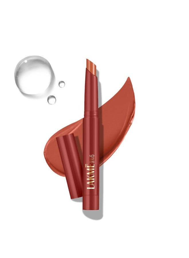 لاكمي قلم شفاه لاكمي 9 to 5 Forever Matte، لون Classic Nude، 1.1 جرام، لشفاه ناعمة ونضرة، مع فيتامين C، لمسة نهائية مطفية، ترطيب يدوم 8 ساعات، راحة تدوم طوال اليوم، قلم قابل للسحب - Image 1