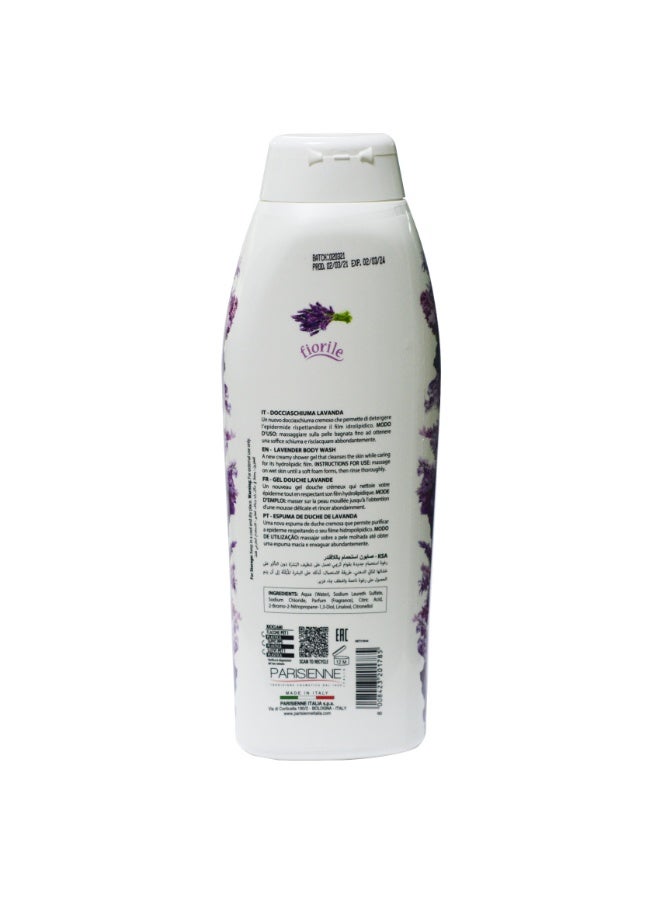 Fiorile Body wash Lavender 500ML | Nourishing & Moisturizing Shower Gel | Soft & Smooth Skin | Daily Use Body Cleanser - Image 2
