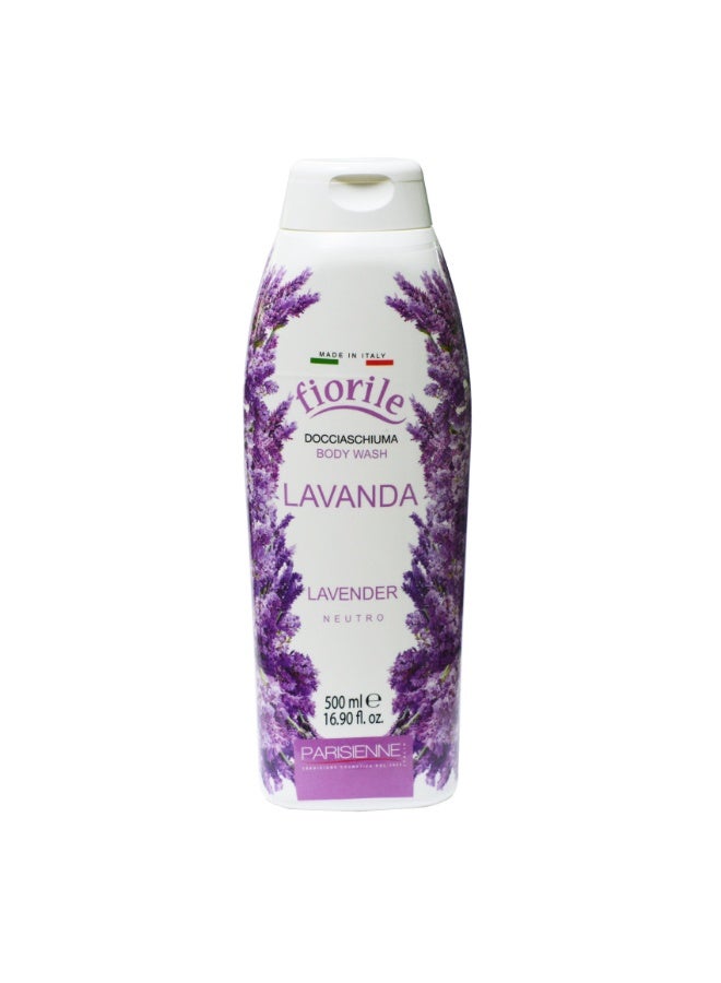 Fiorile Body wash Lavender 500ML | Nourishing & Moisturizing Shower Gel | Soft & Smooth Skin | Daily Use Body Cleanser - Image 1