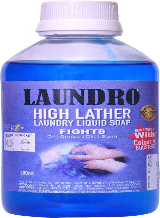 CERO LAUNDRO High Lather Laundry Liquid Detergent Soap (200ml)