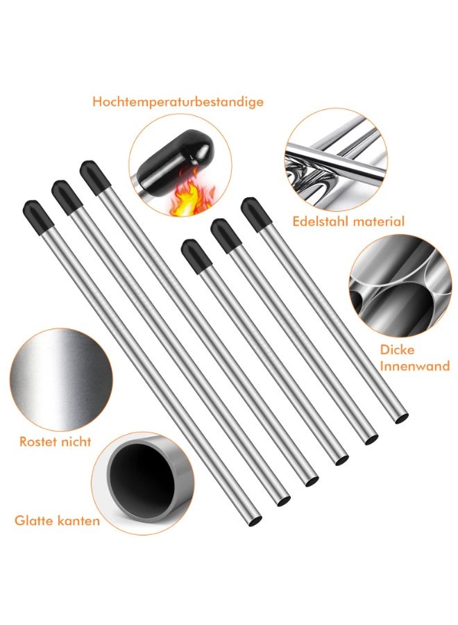 Dishwasher Insert Bottles, Pack of 6 Stainless Steel Bottle Holder for Dishwasher, Bottle Holder Dishwasher Glass Holder for Dish Basket, Extra Strong Glass Holder for Dishwasher Dishwasher - Image 4
