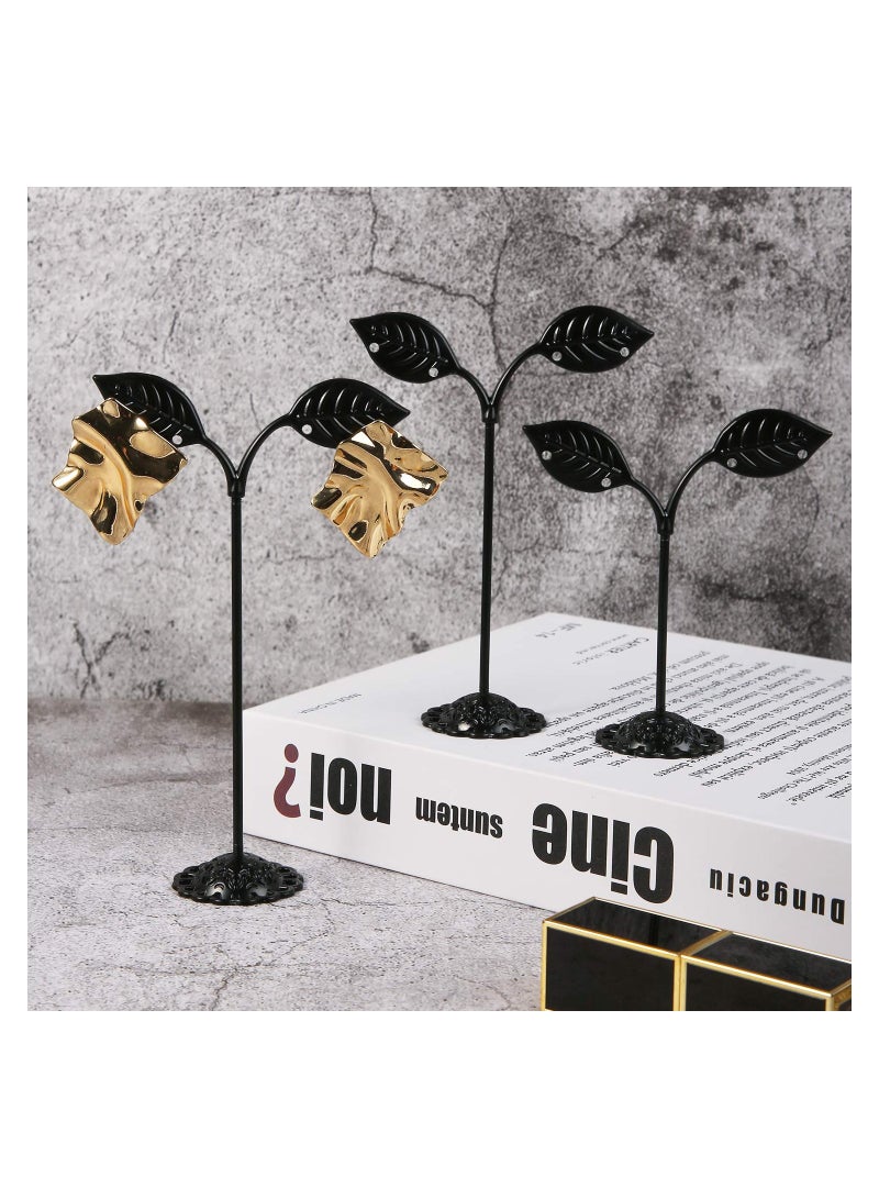 Excefore Black Earring Holder, Detachable Metal Earring Display Stand, Storage Rack for Photography, Jewelry Props Show - Image 4