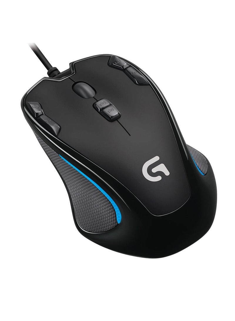 Logitech G300s Wired Gaming Mouse, 2,5K Sensor, 2,500 DPI, RGB, Lightweight, 9 Programmable Controls, On-Board Memory, Compatible with PC/Mac - Black - Image 5