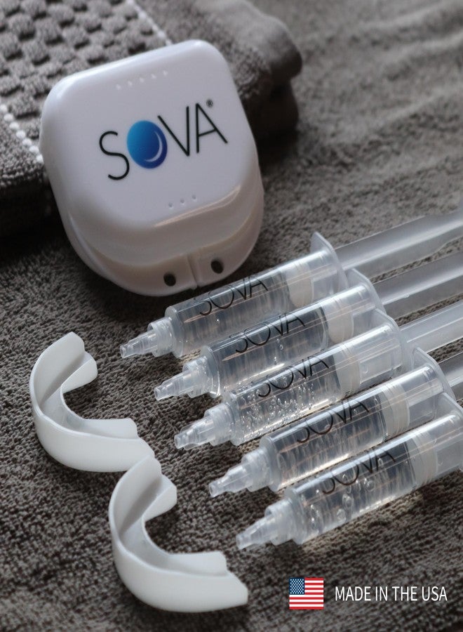 SOVA White - Teeth Whitening Kit - Includes 2 Custom-Fit Trays, 5 Whitening Gel Applicators & Protective Case - Peroxide for Extreme Whitening - BPA, Latex, Phthalates & PVC Free - Image 5