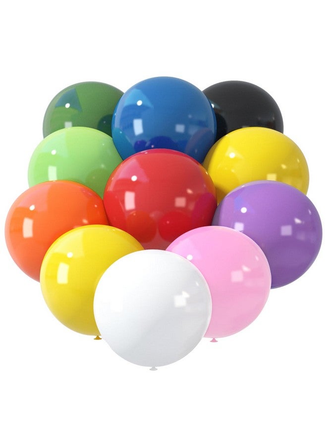 LovesTown 15PCS Assorted Colors Party Balloons, 18inch Colorful Latex Balloons Pack Balloon Garland Arch for Birthday Wedding Engagement Graduation Anniversary Party Decor - Image 1