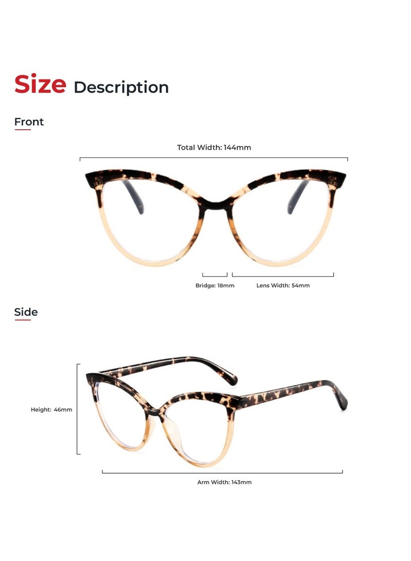 Urban Utility Blue Light Blocking Optical Eyeglasses - Stylish Oversized Frames, Clear Lens, Polarized. Top-rated Bluelight Protection for Reading, Work, & Screen Time. Vintage-Inspired, Lightweight Design. - Image 2