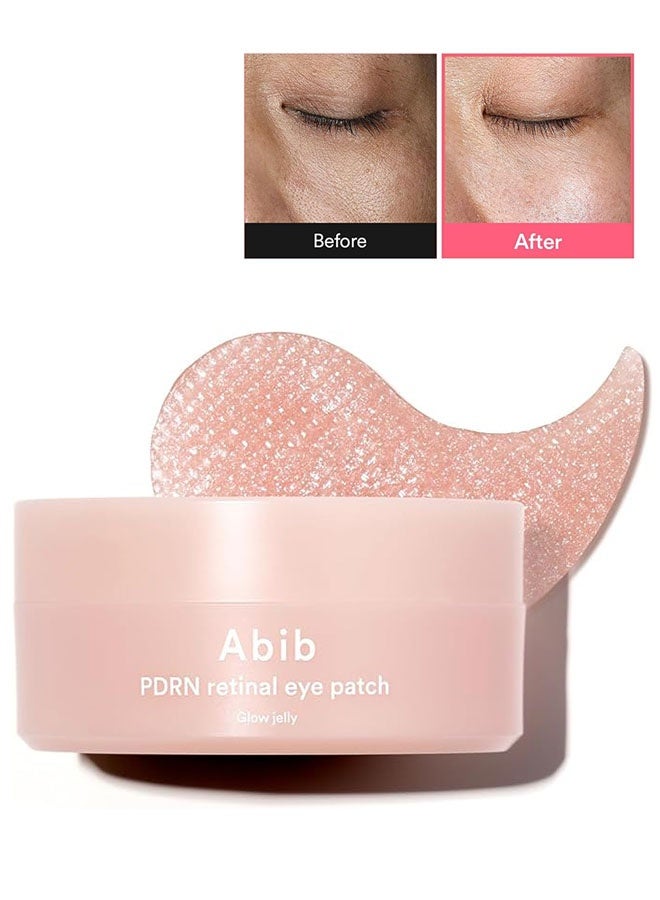 ابيب Pdrn شبكية العين التصحيح جلو جيلي 60 بقع / 30 أزواج ، تحت بقع العين للعيون المنتفخة والدوائر المظلمة ، مكافحة التجاعيد مع الكولاجين ، الكافيين ، نياسيناميد - Image 1