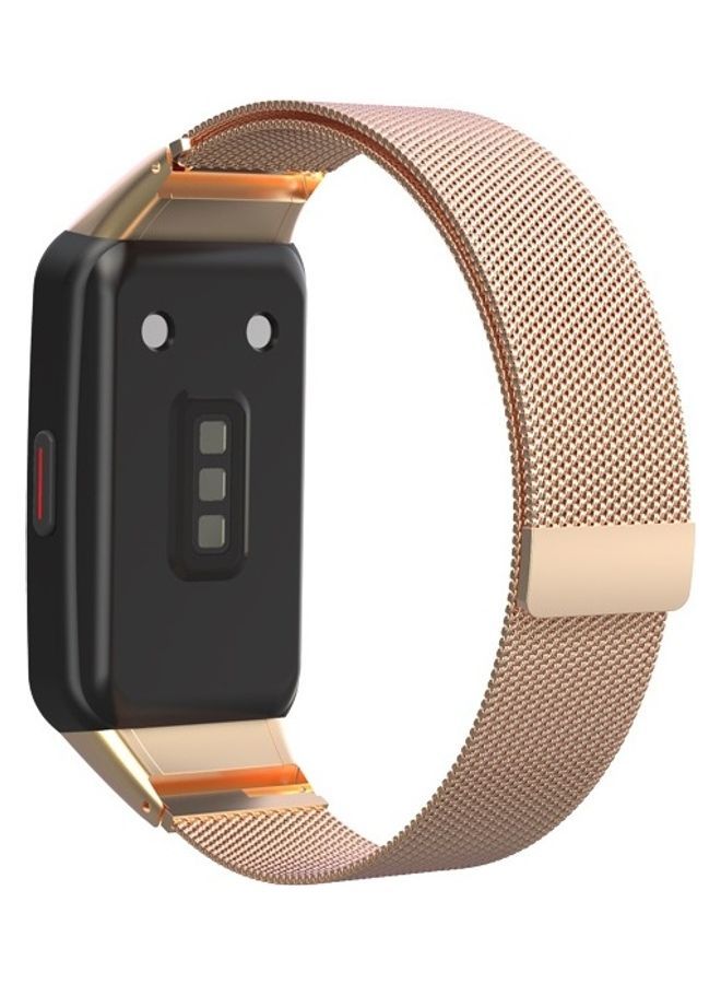 NIBEMINENT Replacement Strap For Honor Band 6 Rose Gold - Image 2