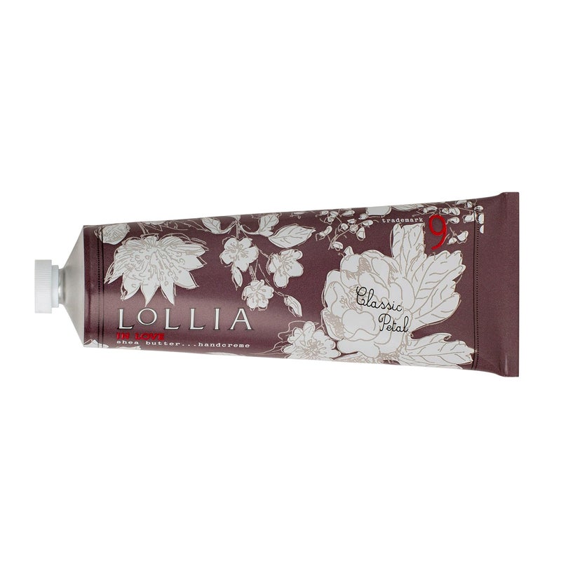 LOLLIA In Love Handcreme, 4 oz. â€“ Classic Petal â€“ Scented Hand Cream for Women, Moisturizing Hand Lotion for Dry Hands, Shea Butter & Cocoa Butter, Quick Absorbing Lotion - Image 1