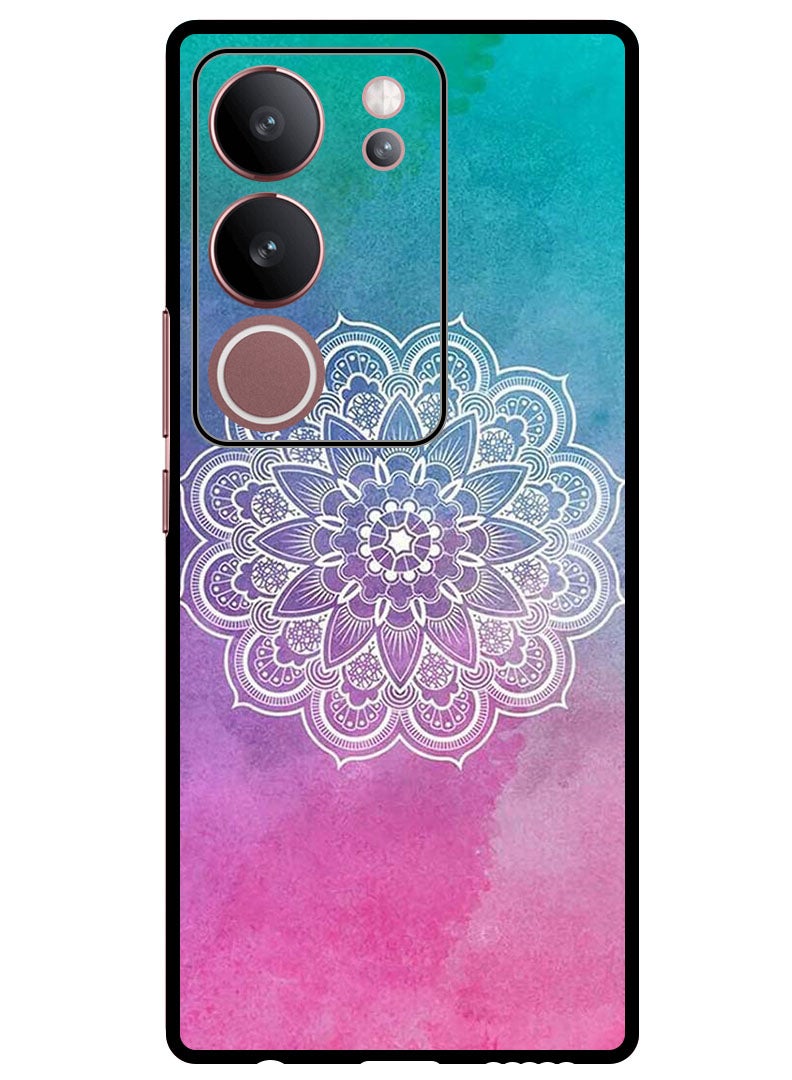 Theodor Protective Case Anti Scratch Shock Proof Bumper Cover For Vivo V29 - V29 Pro Flower At Center - Image 1