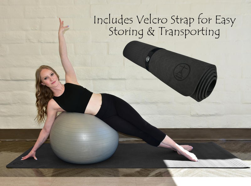 Tatago Extra Thick Yoga Mat XL 10mm, Extra Large Yoga Mat Extra Wide and Long for Superior Joint Cushioning, Large Exercise Mat for Home Workout, Strap Included. - Image 5
