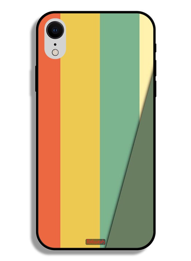 Tolwak Apple iPhone XR Protective Case Simple Pattern - Image 2