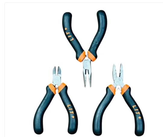 3 Piece Mini Pliers Set Professional Hand Tools for Making Crafts  - Image 2