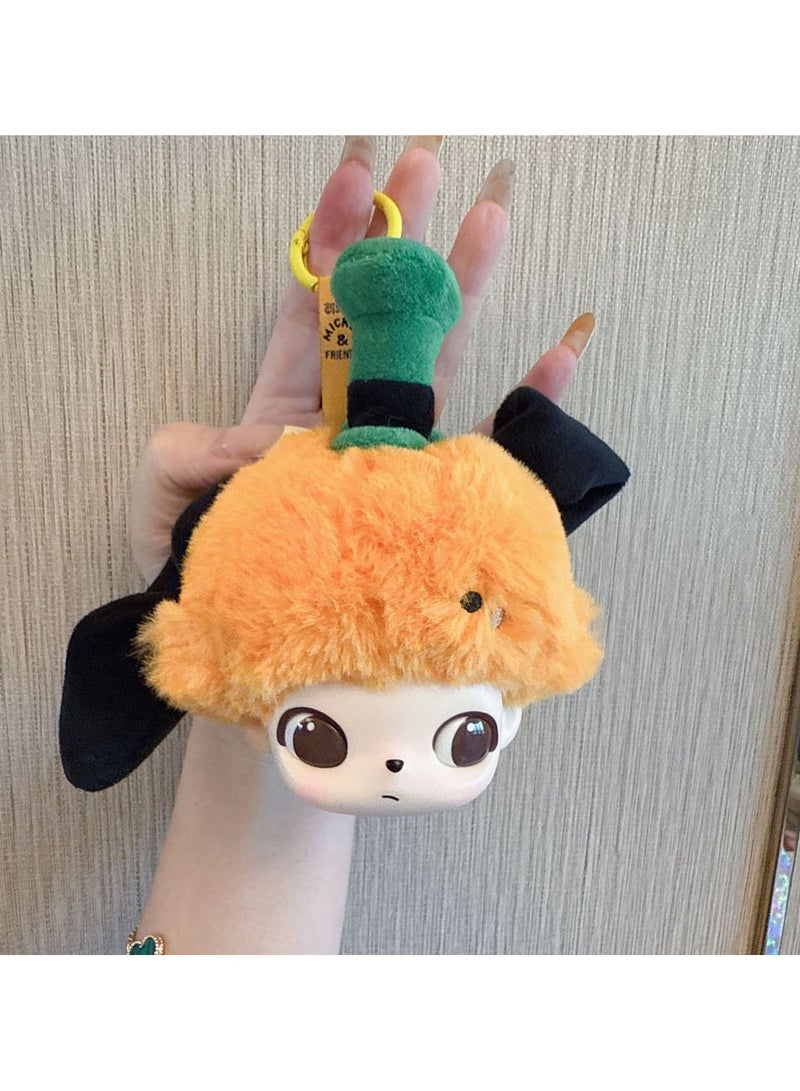 general plush doll keychain charm, fantasy fairy tale style + plush enamel material, cute and portable small charm