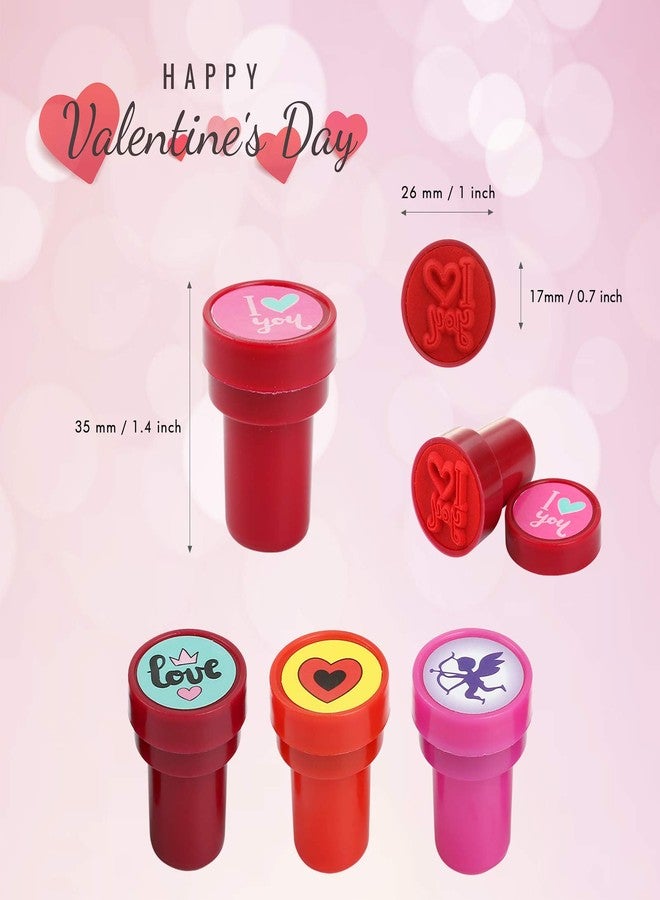 KESOTE Valentines Day Stamps for Kids, Self Inking Stamps for Valentine Party Favor Goody Bag Fillers - Image 3