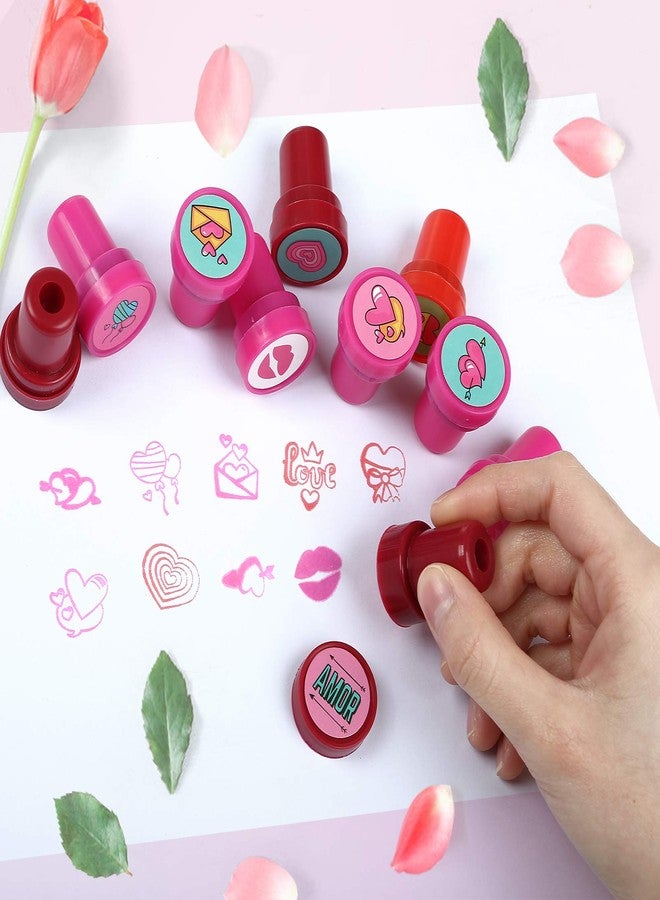 KESOTE Valentines Day Stamps for Kids, Self Inking Stamps for Valentine Party Favor Goody Bag Fillers - Image 2