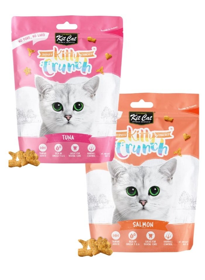 Kit Cat Kitty Crunch Tuna Flavor 60g-2pcs - Image 1
