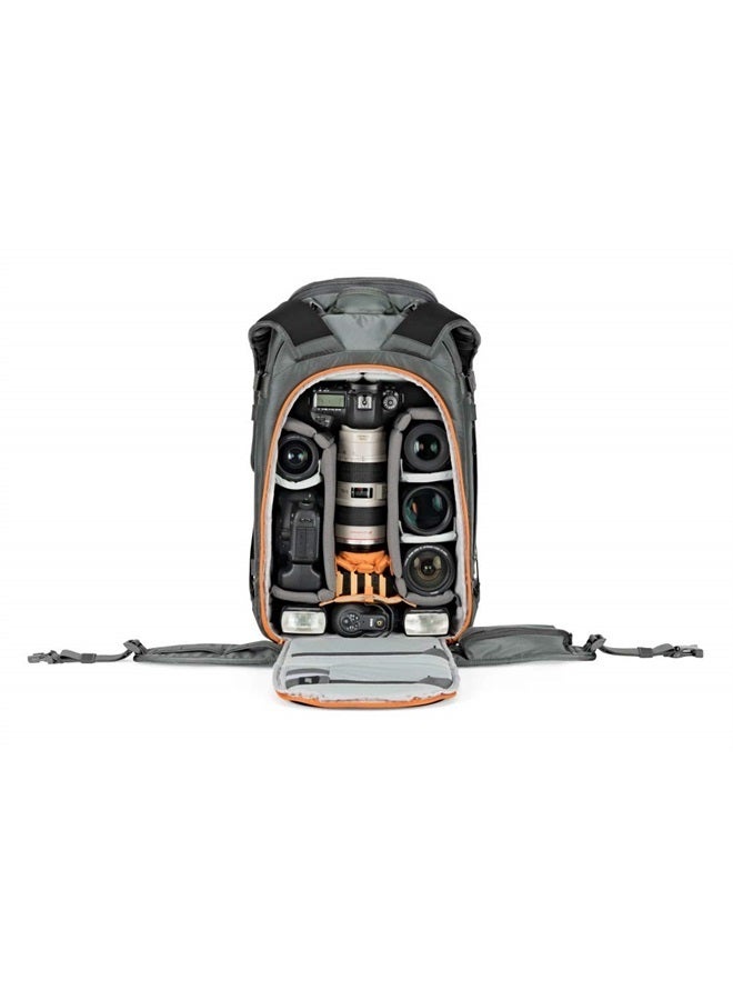 Lowepro Whistler 450 AW II, 4-Season Camera Backpack with Recycled Fabrics, All Weather Cover, Camera Bag for Professional Use, Fits 15” Laptop, Insert Pads, Pro Mirrorless or DSLR Camera Case, Grey - Image 5