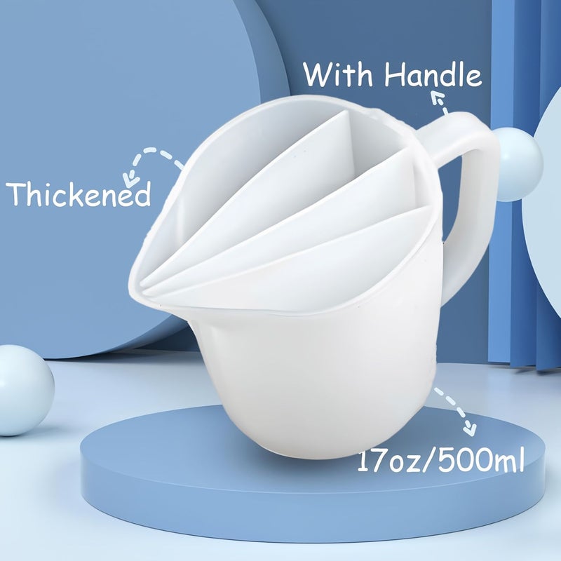 1pc 500ml Split Resin Cup with Handle Thicken Easy Clean for Paint Pouring - Image 3