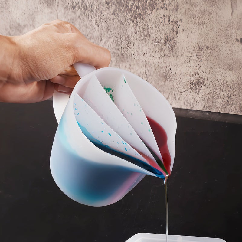 1pc 500ml Split Resin Cup with Handle Thicken Easy Clean for Paint Pouring - Image 5