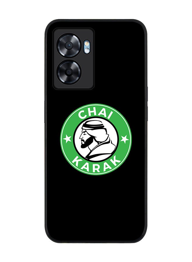 Stylizedd Rugged Black edge case for Oppo A57 Slim fit Soft Case Flexible Rubber Edges TPU Gel Thin Cover - Chai Karak - Image 1