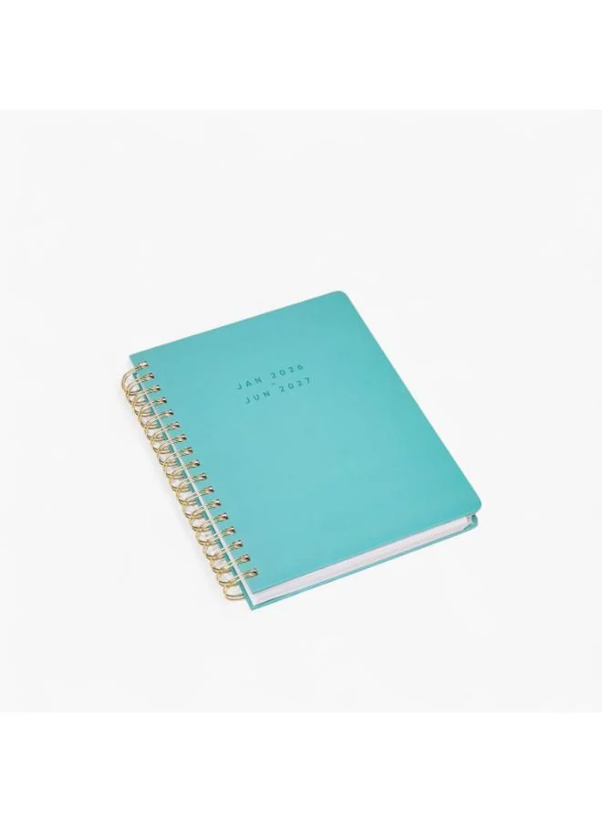 لايف ستايل Printed Planner with Spiral Binding