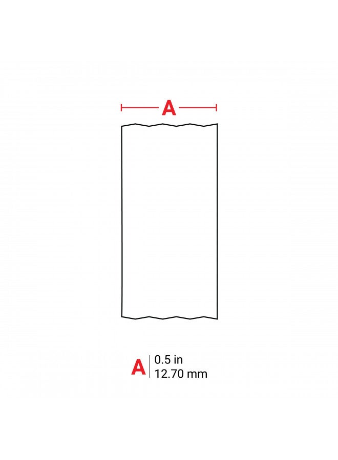 Brady علامة نايلون متعددة الأغراض الأصلية من برادي (M21-500-499) للتعريف العام، تعليم الأسلاك، ووضع العلامات في المختبر، باللون الأسود على الأبيض - لطابعات M210، M210-LAB، M211، BMP21-PLUS و BMP21-LAB، عرض 0.5 بوصة، طول 16 قدم - Image 3