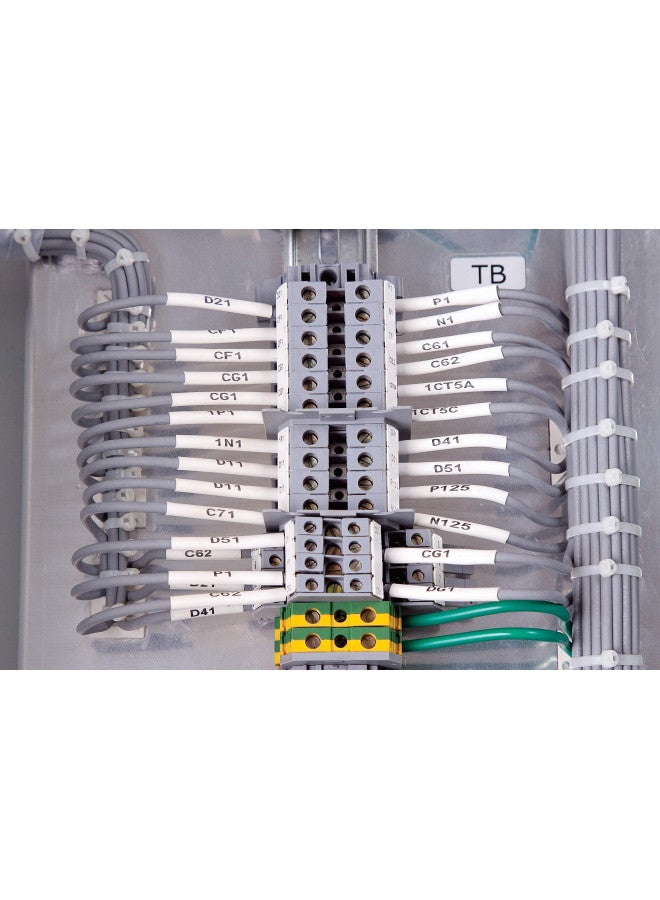 Brady علامة نايلون متعددة الأغراض الأصلية من برادي (M21-500-499) للتعريف العام، تعليم الأسلاك، ووضع العلامات في المختبر، باللون الأسود على الأبيض - لطابعات M210، M210-LAB، M211، BMP21-PLUS و BMP21-LAB، عرض 0.5 بوصة، طول 16 قدم - Image 4