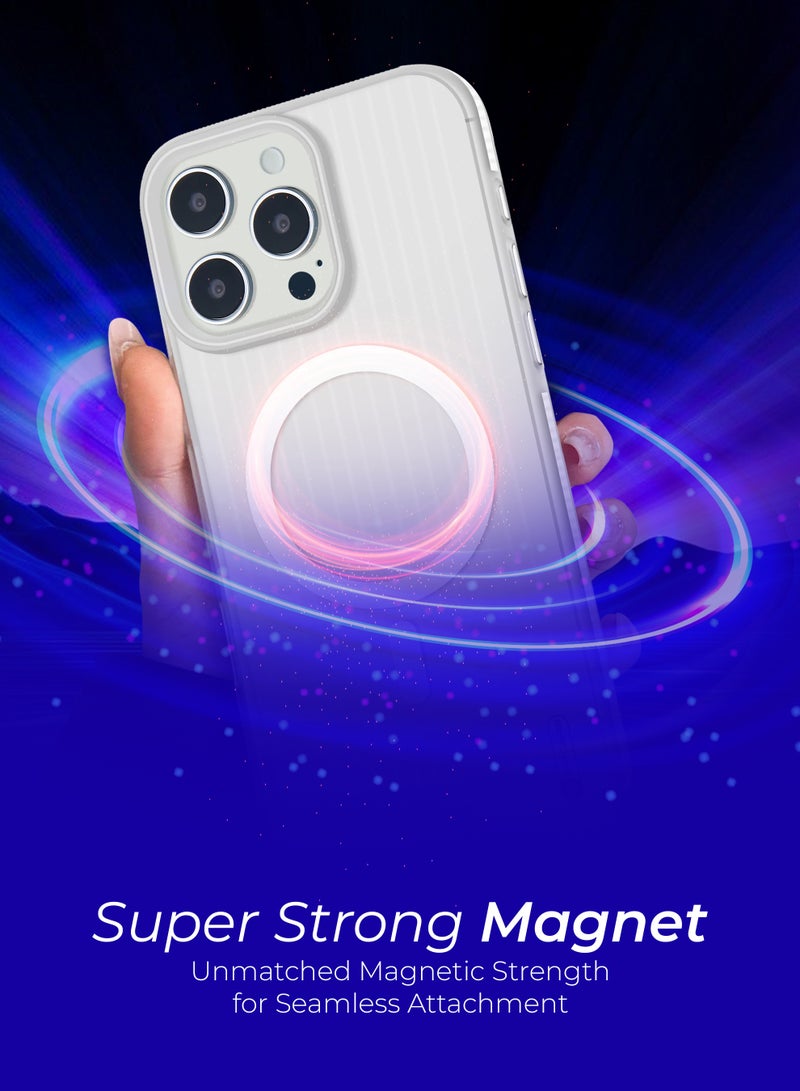 Vipcare Iphone 15 Pro PC Case with Magcase Magnetic Charging Case Scratch Resistant Camera Protection Silicone Case for Iphone 15 Pro - Image 4