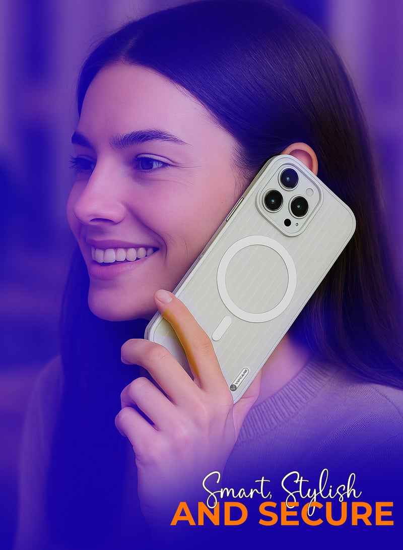 Vipcare Iphone 15 Pro PC Case with Magcase Magnetic Charging Case Scratch Resistant Camera Protection Silicone Case for Iphone 15 Pro - Image 5