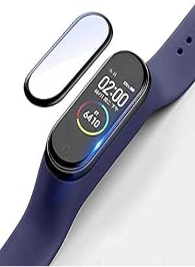 OR - screen for xiomi mi band 4 with black frame rubbery full glue - Image 1