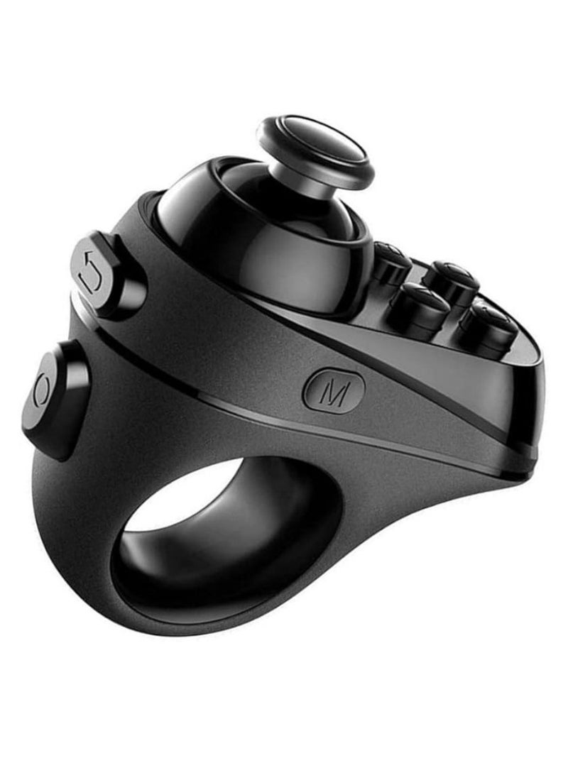 Bluetooth VR Controller Wireless Gamepad Joystick Game Remote Control Ring Gamepad for Mobile Video Games Black  - Image 1