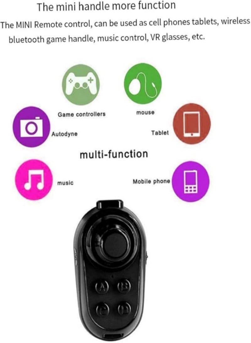 Bluetooth VR Controller Wireless Gamepad Joystick Game Remote Control Ring Gamepad for Mobile Video Games Black  - Image 3