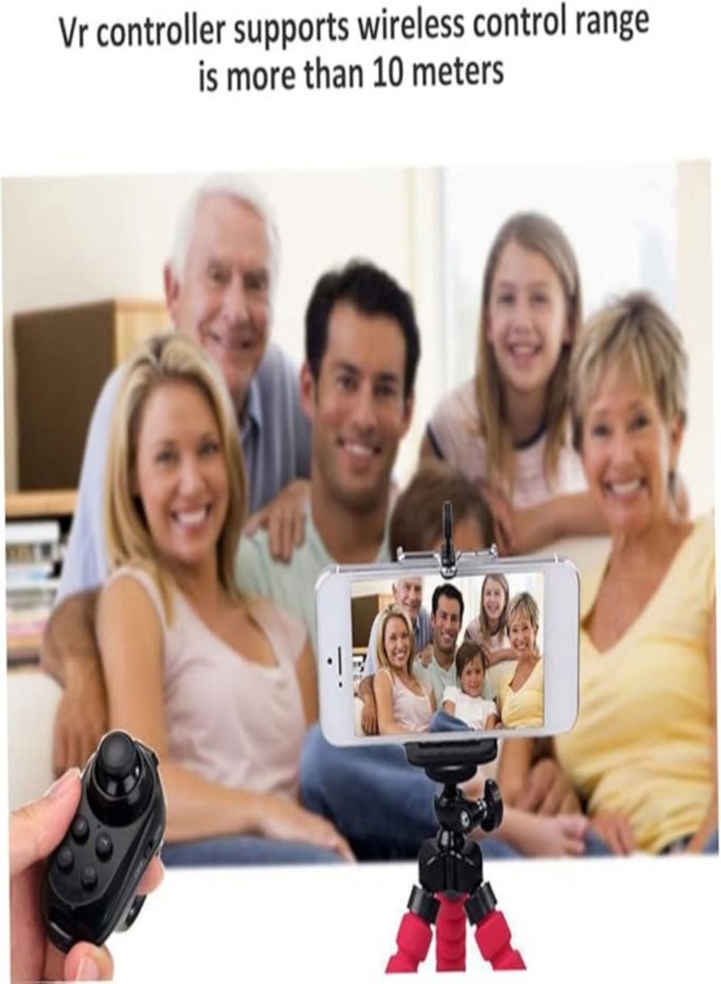 Bluetooth VR Controller Wireless Gamepad Joystick Game Remote Control Ring Gamepad for Mobile Video Games Black  - Image 4
