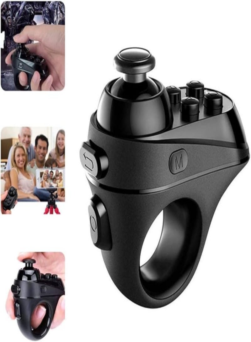 Bluetooth VR Controller Wireless Gamepad Joystick Game Remote Control Ring Gamepad for Mobile Video Games Black  - Image 5