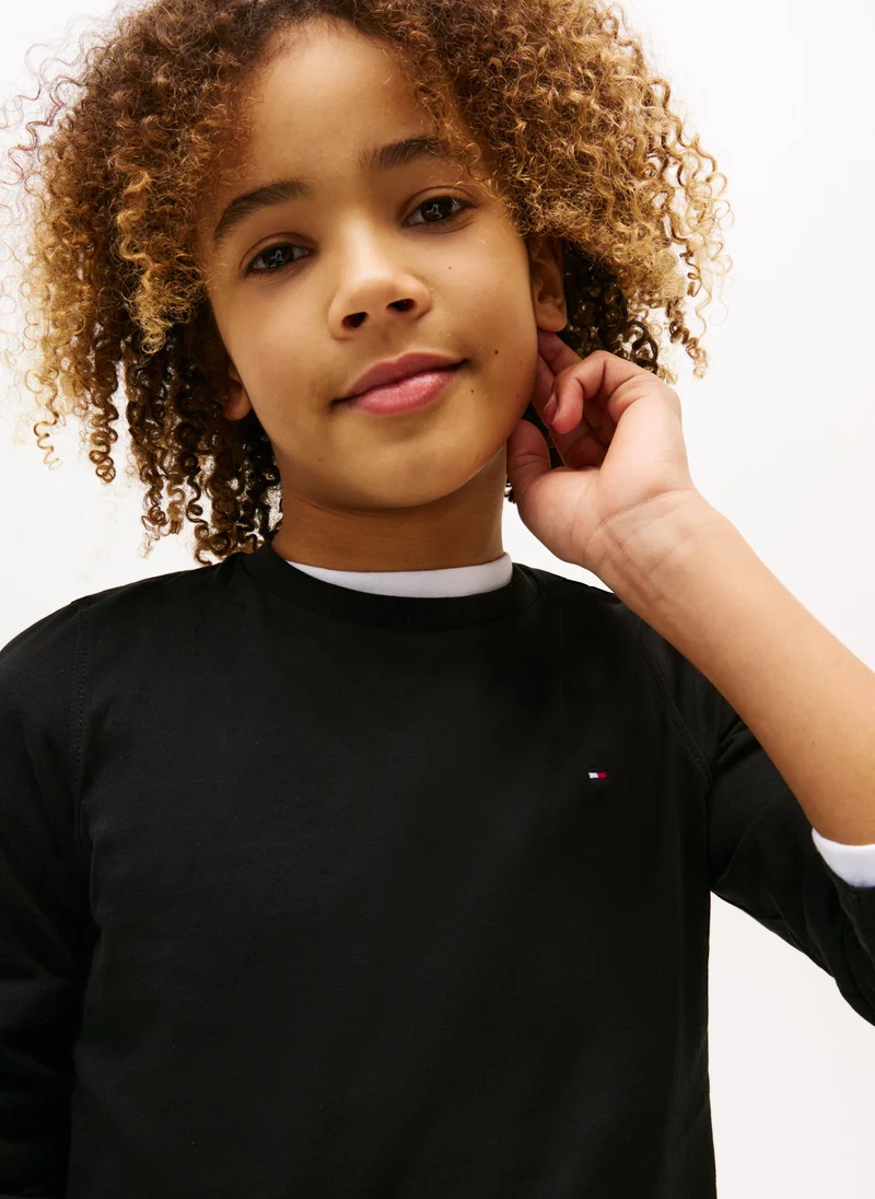TOMMY HILFIGER Kids Crew Neck Short Sleeve T-shirt
