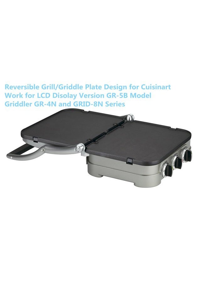 UsKitchen Reversible Grill/Griddle Plate for Cuisinart Griddler GR-4N 5-in-1 - Image 4