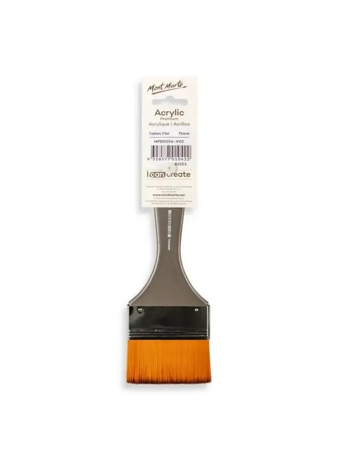 Montmarte MM Artist Brush Taklon Flat Wide 75mm  - Image 3