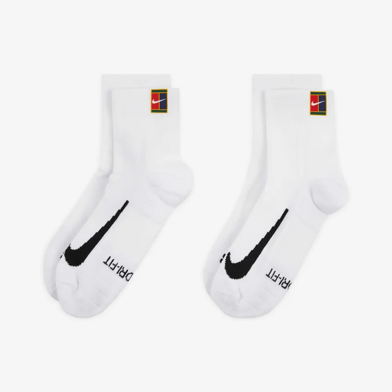 Nike Multiplier Max Tennis Ankle Socks (2 Pairs)