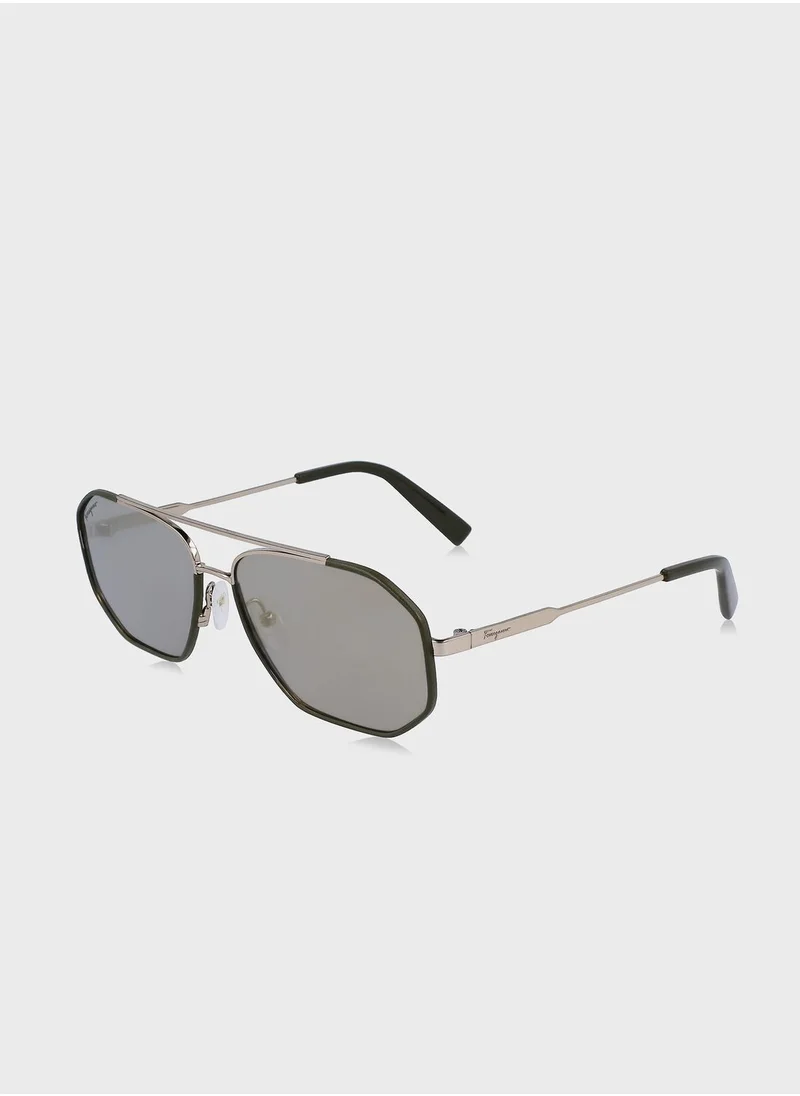 FERRAGAMO Sf303Sl Aviator Sunglasses