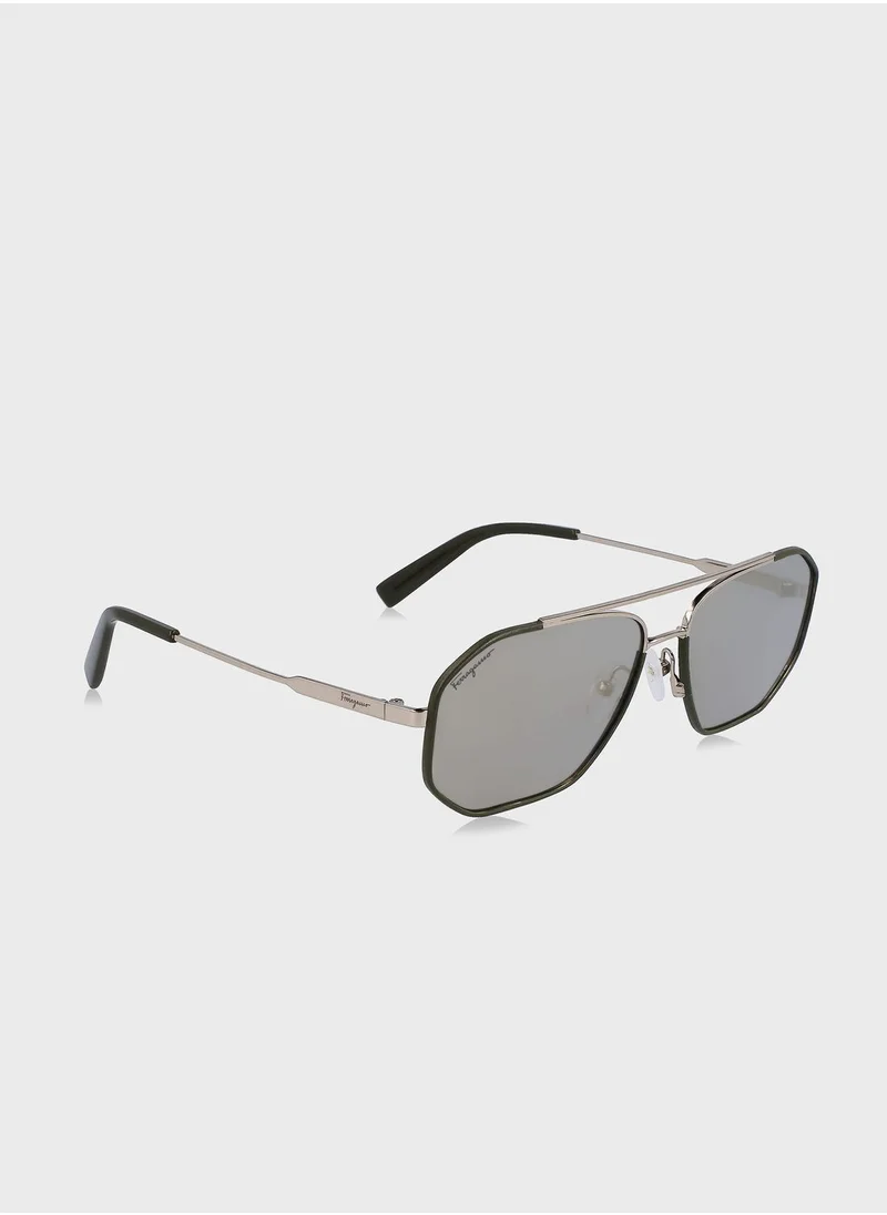 FERRAGAMO Sf303Sl Aviator Sunglasses