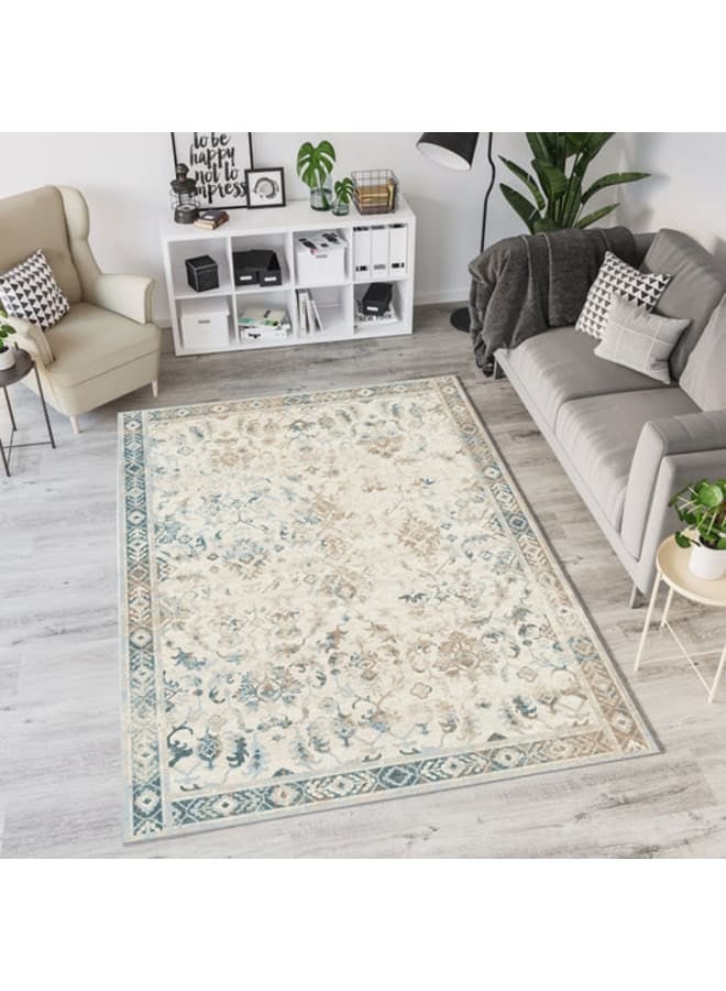 هندي منداله سجادة مطبوعة من القطن الشنيل – تصميمات كلاسيكية، حديثة، وفينتاج – قاعدة قماشية ناعمة، متوفرة بأحجام - Image 1