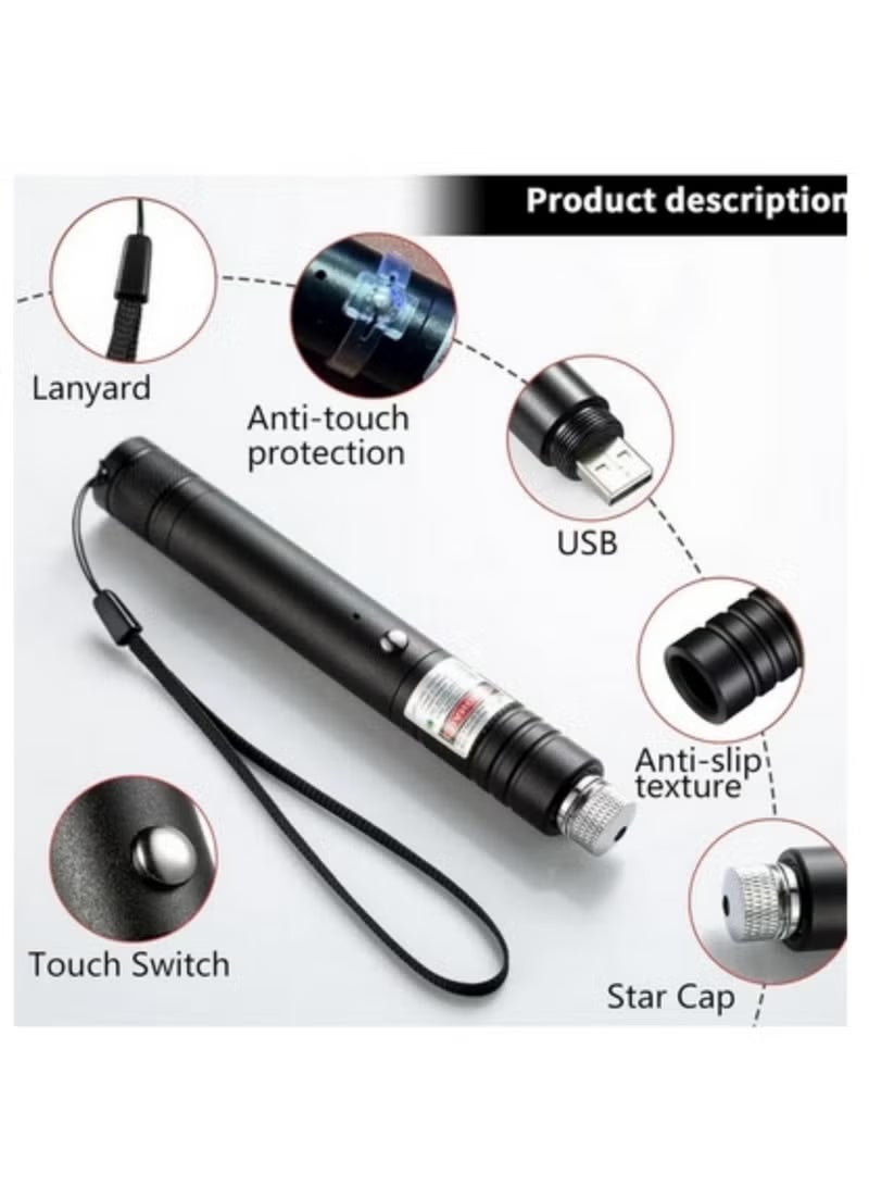 general Red 2-in-1 Laser Pointer for Cat Play & Office Use, Rechargeable Red Dot Cat Teaser + PPT Presentation Laser Pen, Ideal for Pet Interaction & Meetings - Image 3