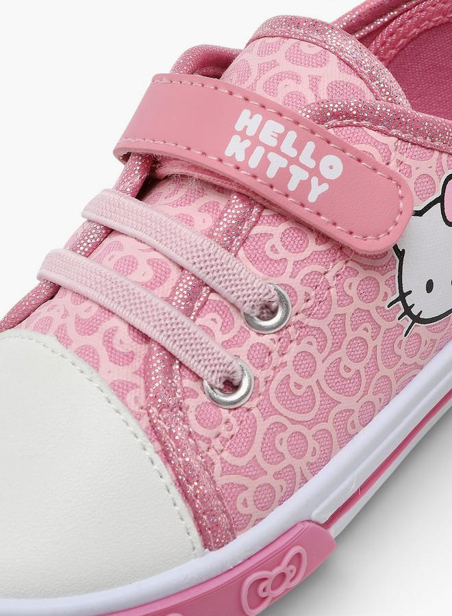 Hello Kitty Girls Hook & Loop Ankle Sneakers - Image 4