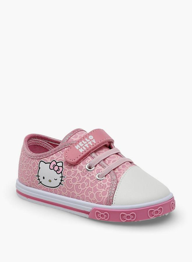 Hello Kitty Girls Hook & Loop Ankle Sneakers - Image 2