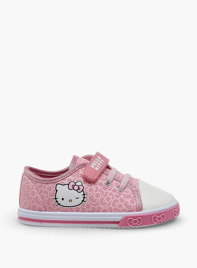 Hello Kitty Girls Hook & Loop Ankle Sneakers - Image 3