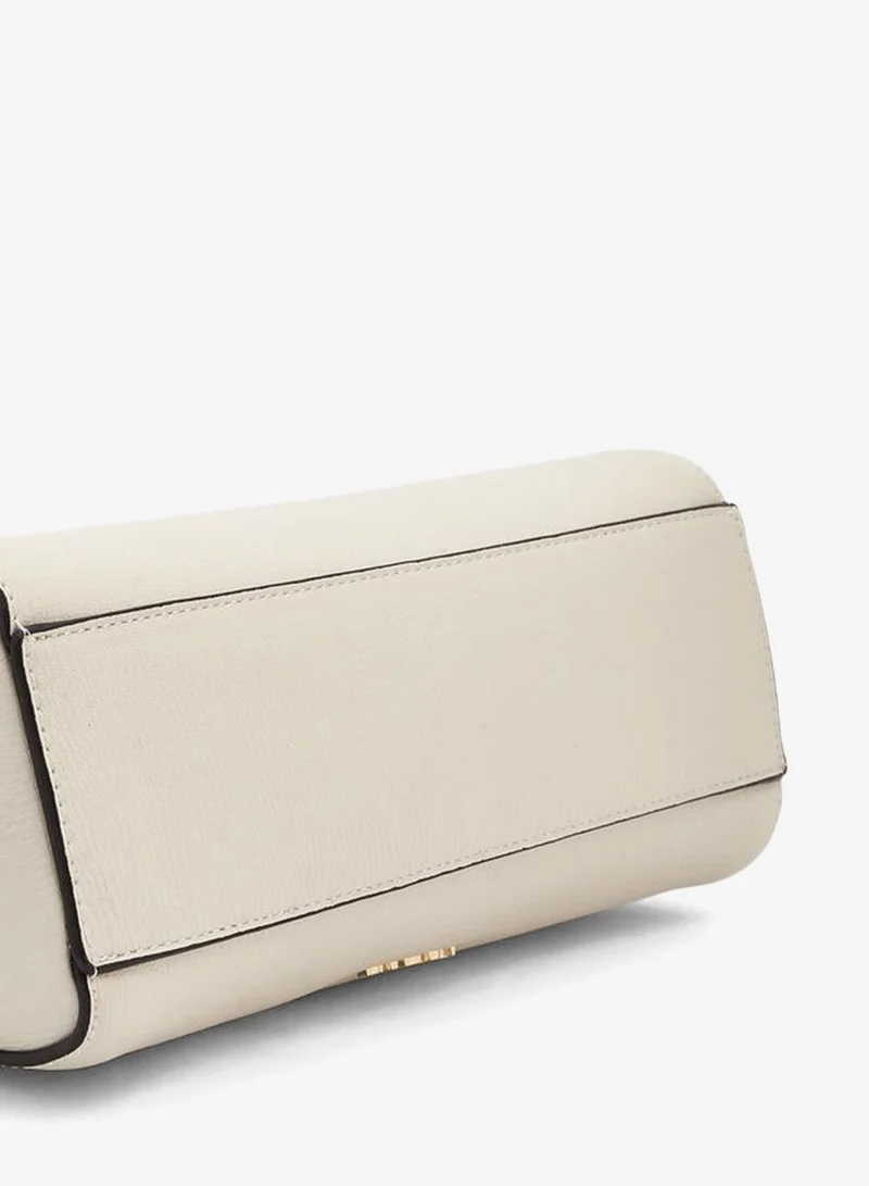 Paprika IVORY Textured Satchel Bag With Top Handle for Women | Best Price UAE